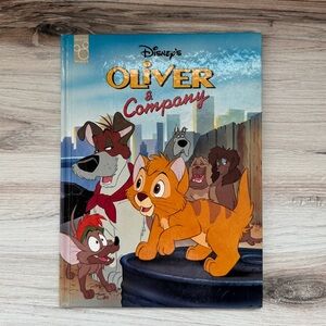 Vintage Disney Oliver & Company Illustrated Book Mouseworks Classic Collection